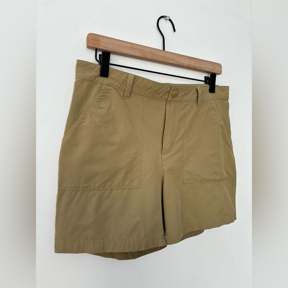 The North Face Khaki Parker Shorts Youth Girls Size XL Outdoors Hiking Stretch - Picture 2 of 16